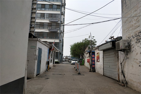 标准北辛学区赵王河小区三室学校正对门